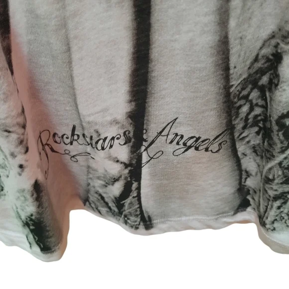 Rockstars & Angles Los Angeles Pink Graphic Bambi Deer Short Sleeve Top - Picture 4 of 9